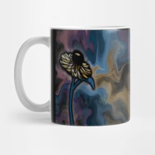 Black Daisy Mug